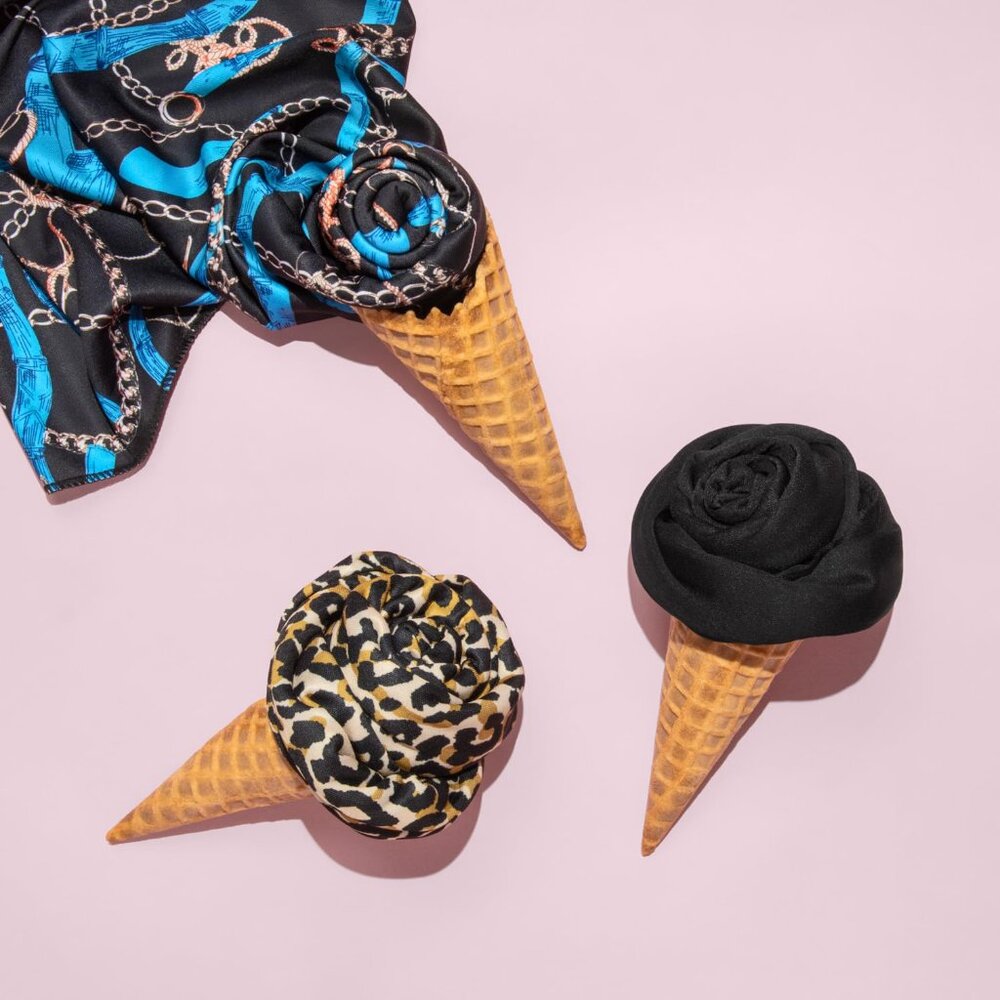 Soft Satin Wrap Scarf - Leopard Print, Multi-Purpose, Soft Premium Scarf For Min - Picture 5 of 7